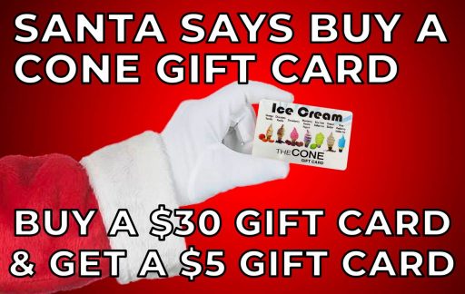 Any combination that equals at least $30 will get a free $5 gift card.